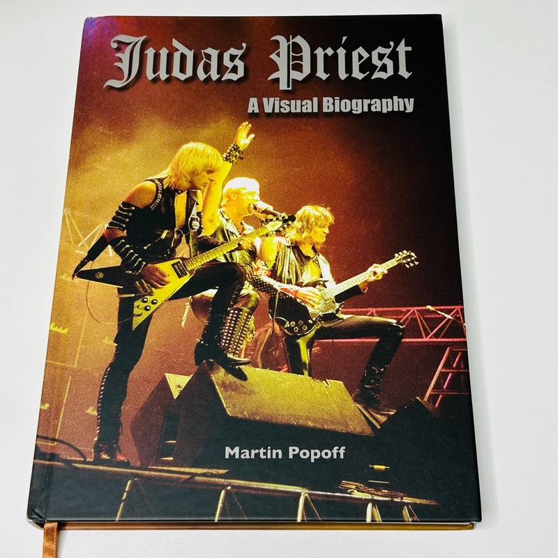Judas Priest: A Visual Biography by Martin Popoff Large Hardcover Book Art Music gallery