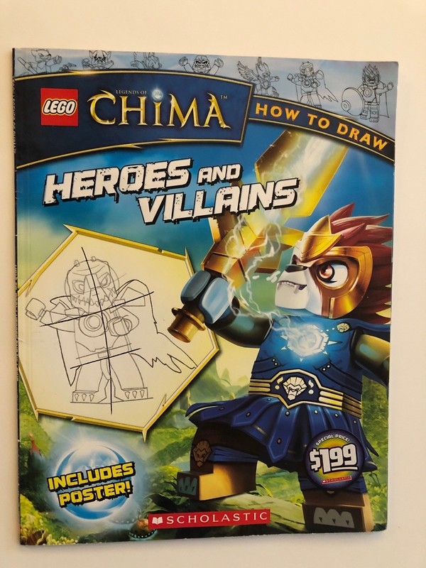 Lego Chima: How To Draw Heroes and Villains by Scholastic (2014, Paperback)