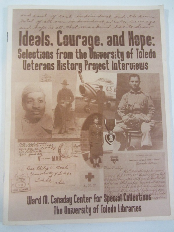 Book SC – IDEALS COURAGE & HOPE Veterans History Project Interviews 38 pages UT