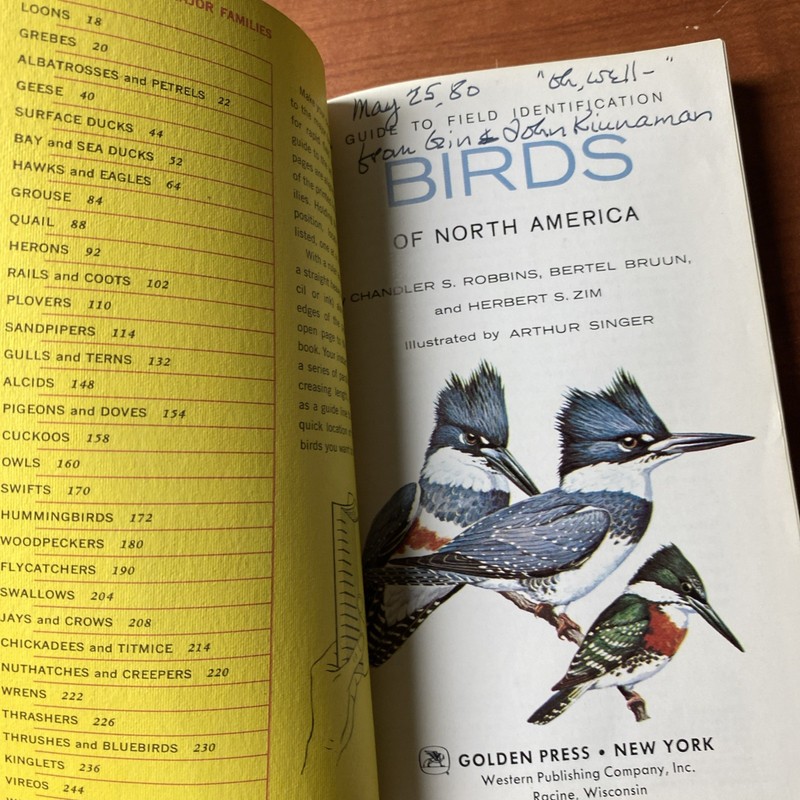 Guide to Field Identification Birds North America Golden Field Guide 1966 Trees gallery