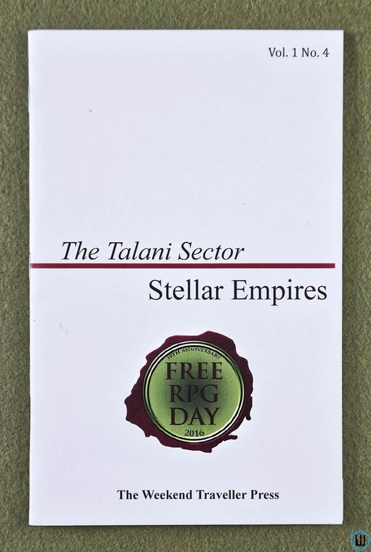 The Talani Sector: Stellar Empres Vol 1 No 4 (Traveller RPG) The Weekend