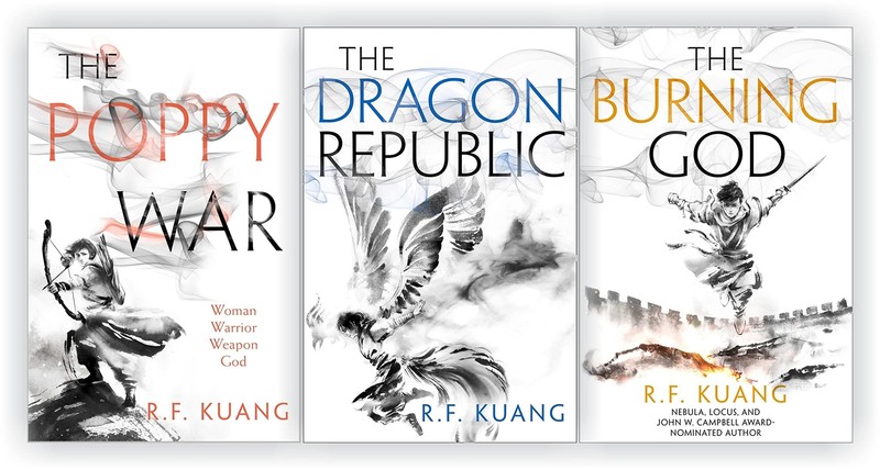 The Poppy War Trilogy Set [Poppy War, Dragon Republic, Burning God] NEW Paperbck