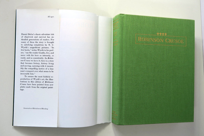 Robinson Crusoe by Daniel Defoe Ilustrated by N.C. Wyeth Hardcover DJ 1983 gallery
