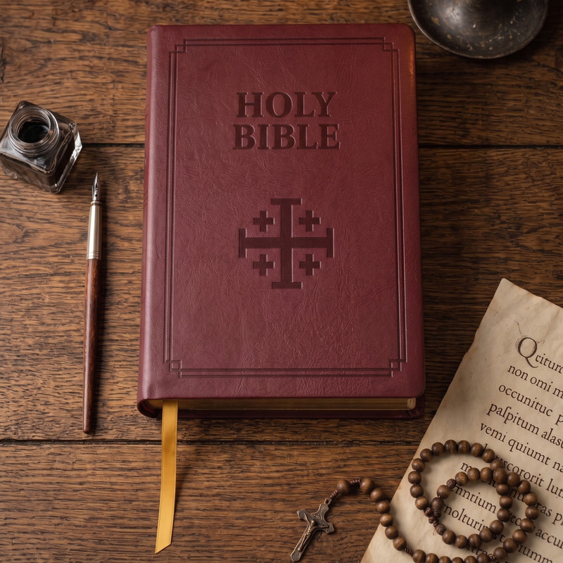 RSV-CE Revised Standard Version Catholic Bible Deluxe Burgundy Leatherette gallery