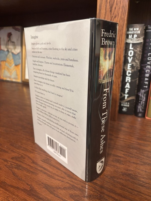From These Ashes. Short SF of Fredric Brown. 1st HC Ptg NEFSA 2001 Fine Unread gallery