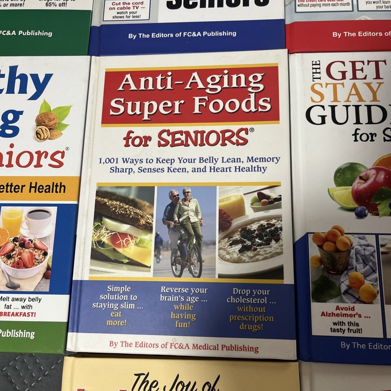 Lot Of 10 Hardback Books By FC&A Publishing Finance Health Cellphones Retirement gallery
