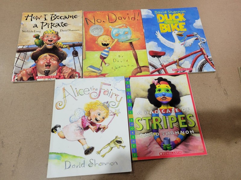 Lot of 5 Picture Books By David Shannon – Paperback & Hardcover