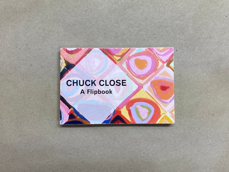 Fliptomania Chuck Close Flipbook, used – Good condition (paperback; 4×6″)