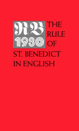 RB 1980: The Rule of St. Benedict in English – Paperback – VERY GOOD