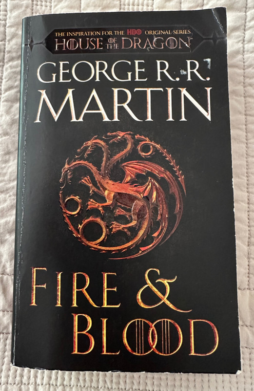 GAME OF THRONES GEORGE R.R.MARTIN FIRE & BLOOD HOUSE OF DRAGON BOOK