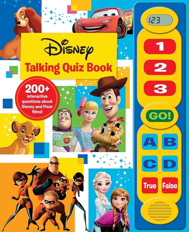 Disney Frozen, Toy Story, and More! – Talking Quiz Sound Book – Over 200 Int…
