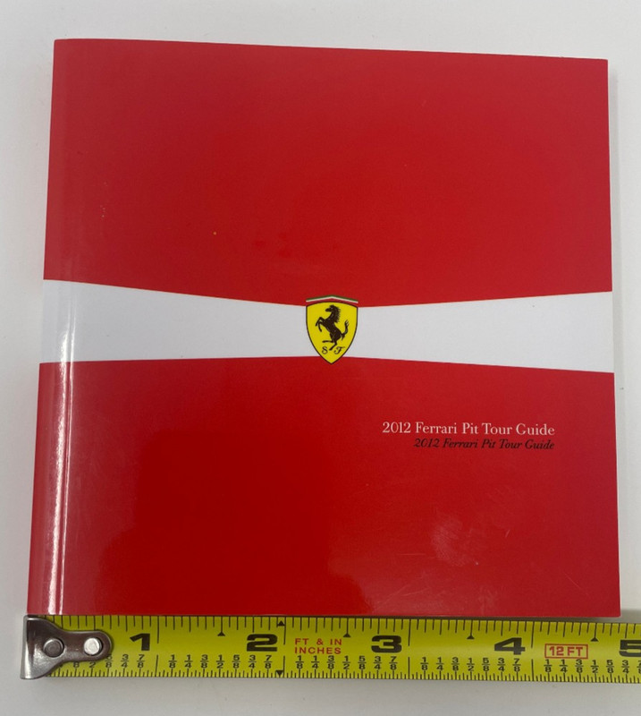 2012 Ferrari Pit Tour Guide - Paddock Club EXCLUSIVE, F1 Formula 1 FREE SHIPPING gallery