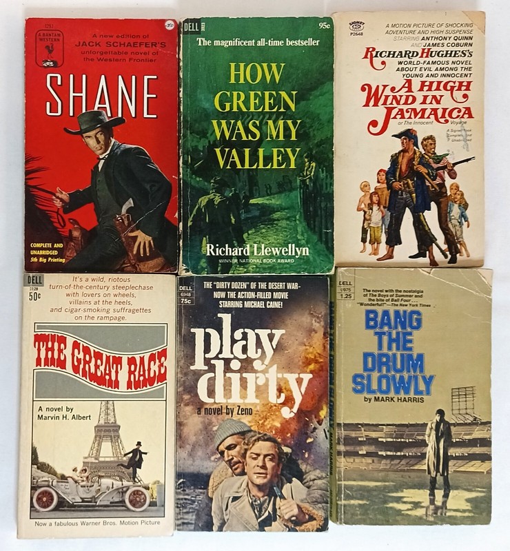 Paperback Book Lot Of 32 Movie Tie-Ins Adaptations From 1950s Thru 2000s gallery