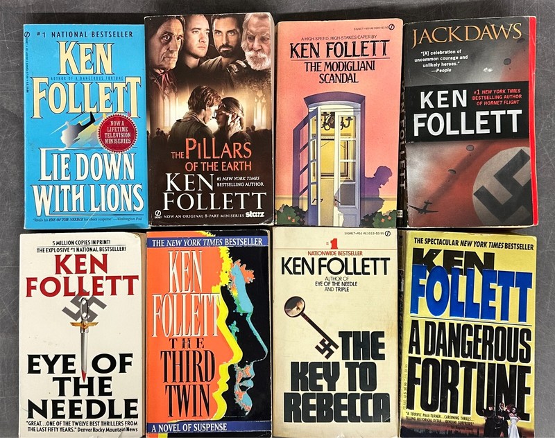 Ken Follett novel collection 8 book set
