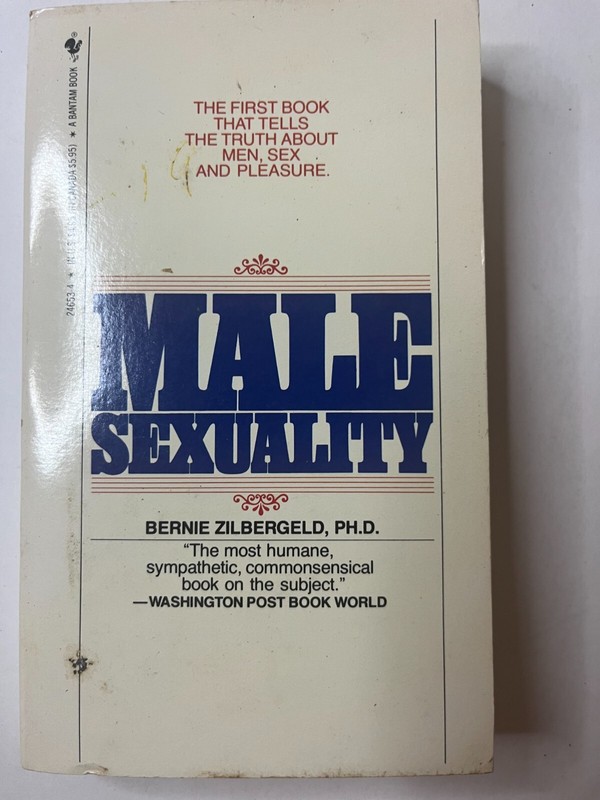 MALE SEXUALITY By Bernie Zilbergeld 1981 Paperback PB BANTAM