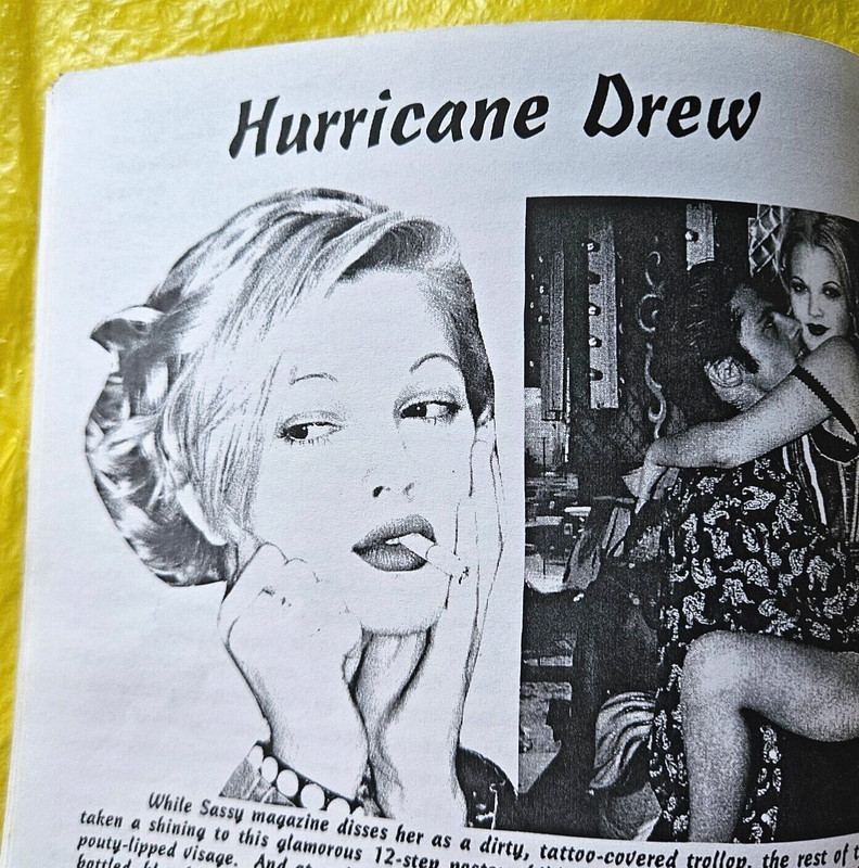 SUCK DON'T BLOW #2 'Mediocre Slopsheet' 90'S ZINE Drew Barrymore ANTHONY KIEDIS gallery