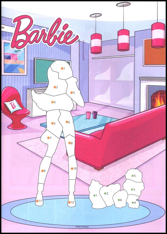 Barbie - Sticker By Number Activity Book gallery
