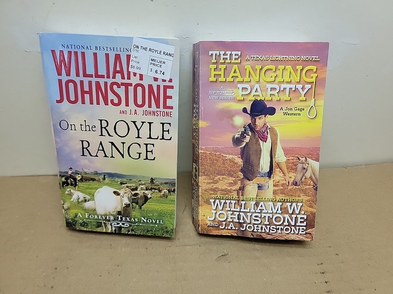 William J. Johnstone Lot of 13 Country Western PB Lot J.A. Johnstone Fiction gallery