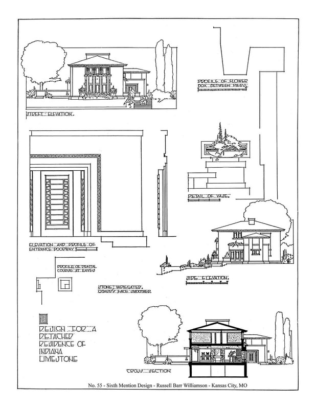 House Design Competitions, Book 1 Drawings - Houses Built of Indiana Limestone gallery