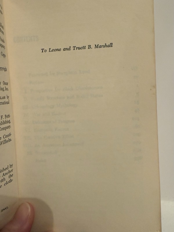 Who Needs the Negro? By Sidney M. Willhelm. See Description gallery