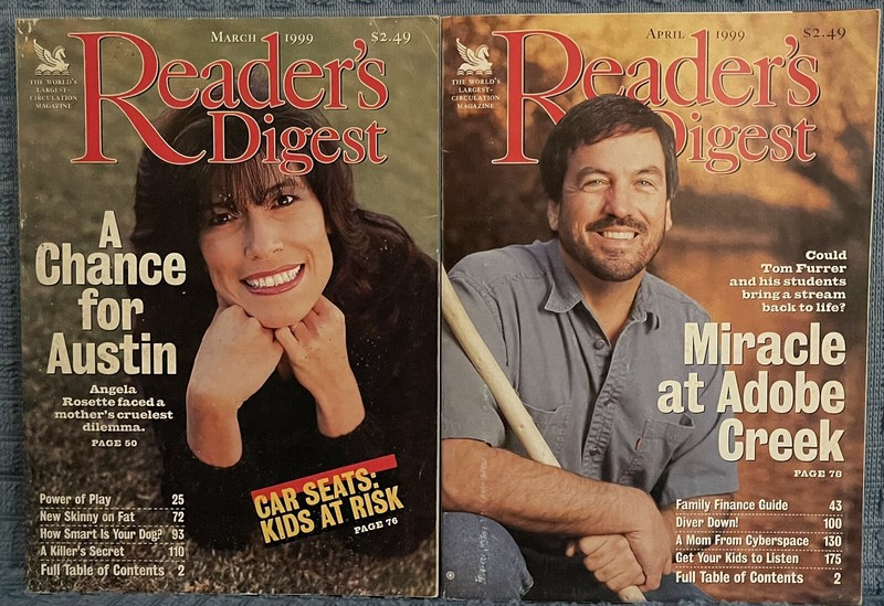 1999 March April READER’S DIGEST MAGAZINE History Short Stories