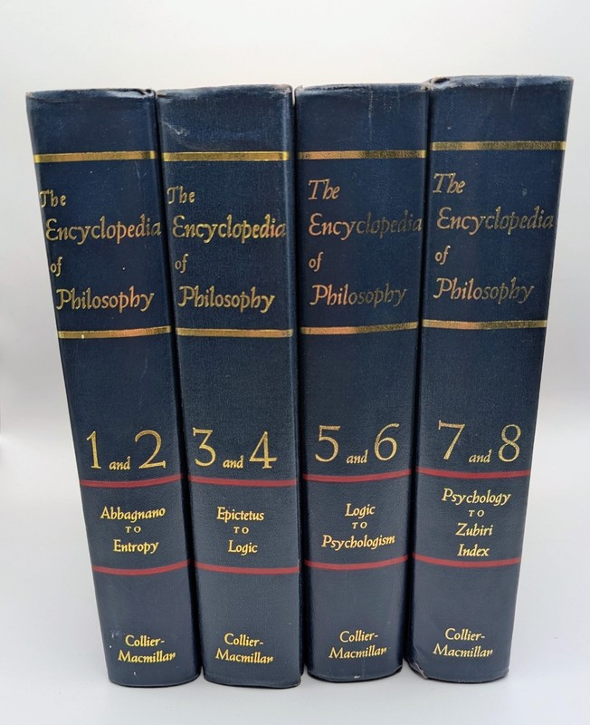 The Encyclopedia of Philosophy 8 Volumes in 4 Paul Edwards Complete Set USA 1967