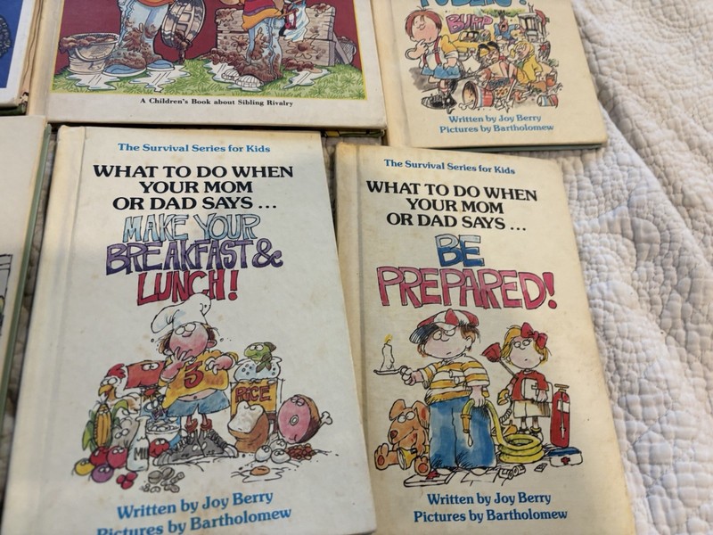 Lot-12 Joy Wilt Berry "Survival Series" HC flip books-“ Ready Set Grow” gallery
