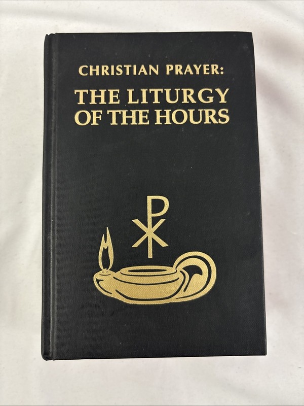 Christian Prayer The Liturgy of The Hours by Daughters of St. Paul 1976 Black gallery