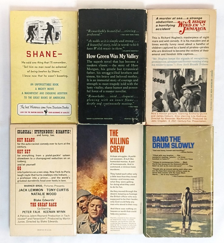 Paperback Book Lot Of 32 Movie Tie-Ins Adaptations From 1950s Thru 2000s gallery