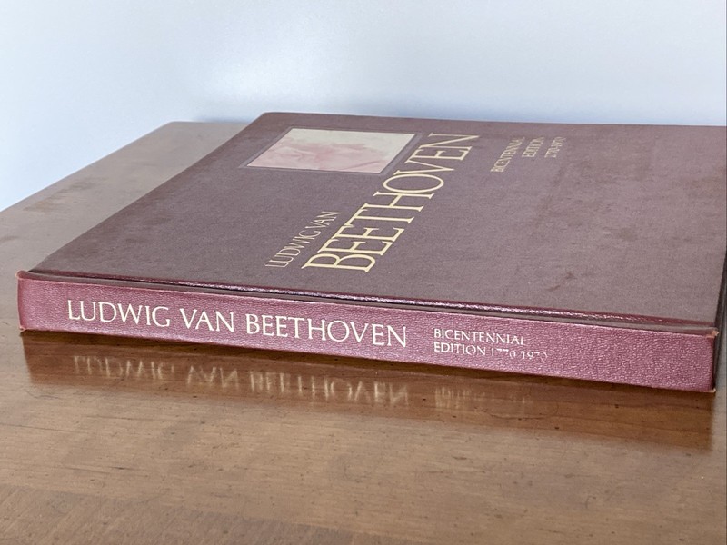 Ludwig Van Beethoven Bicentennial Edition Book 1770-1970 Hardcover Illustrated gallery