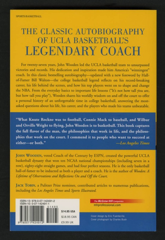 John Wooden Coach SIGNED They Call Me Coach SC PSA/DNA AUTOGRAPHED UCLA Pyramid gallery