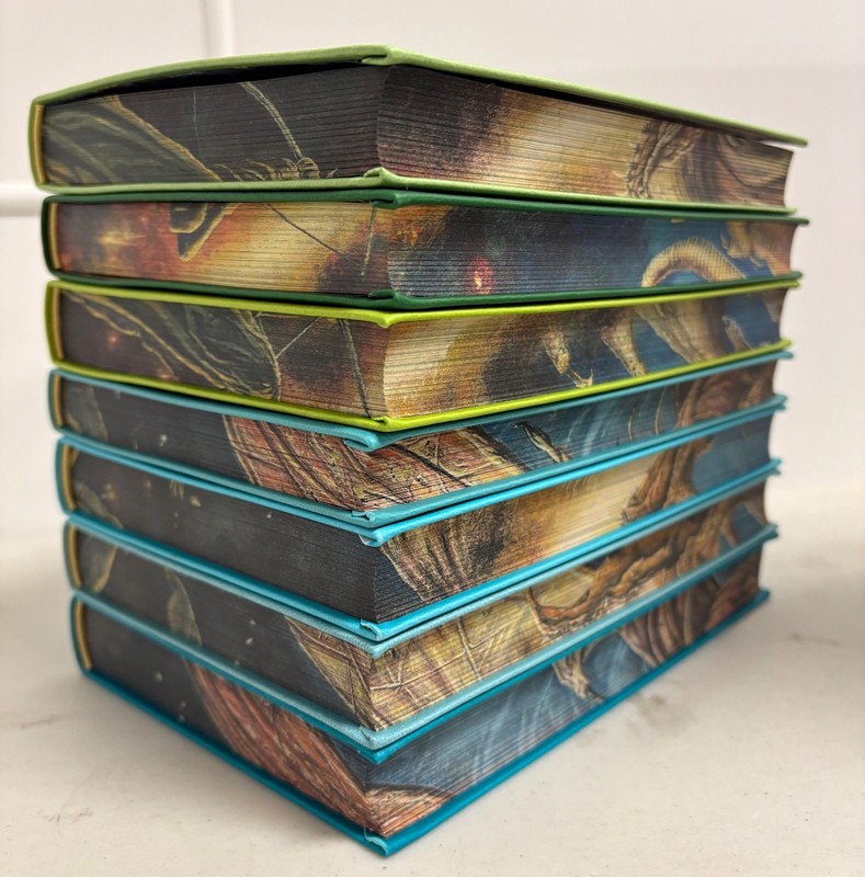 World of Tolkien Seven-Book Set by David Day Faux Leather Bound Books gallery