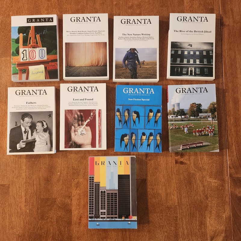 Granta Lot of 9 (100 – 108) The Magazine of New Writing