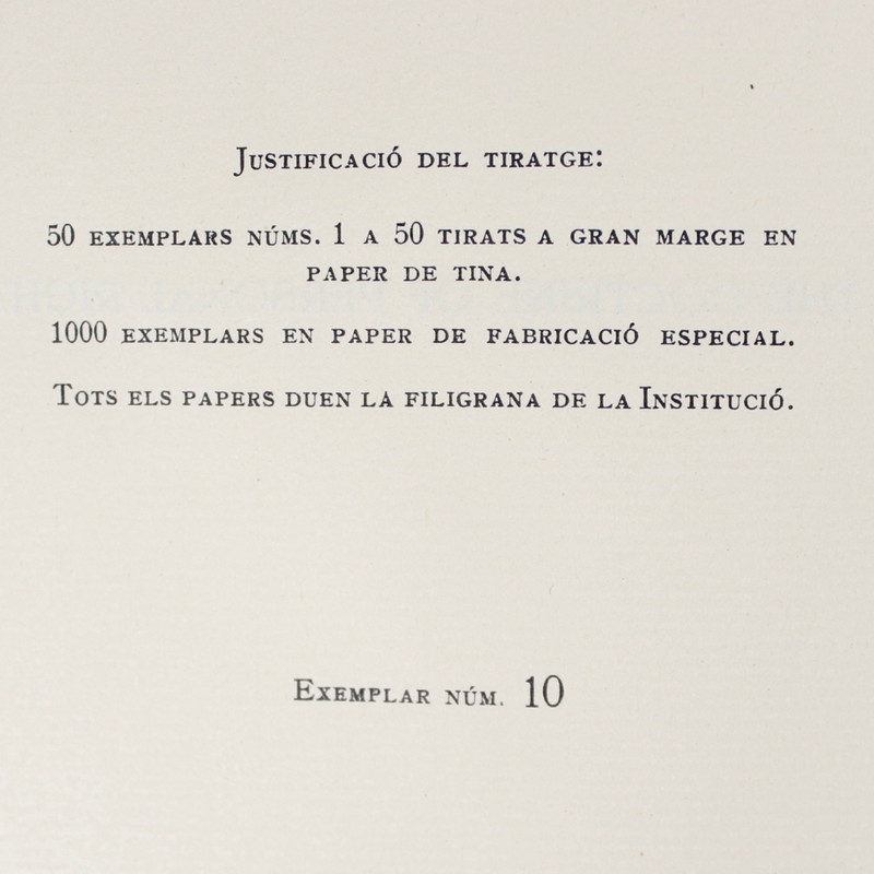 1935 Barcelona Doctrine of Personal Right Harris 1/50 Limited Ed Philosophy Law gallery
