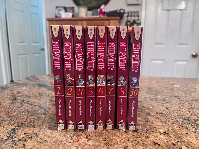 Fairy Tale Manga Lot of 8- by Hiro Mashima – Vol. 1,2,3,5,6,7,8,50