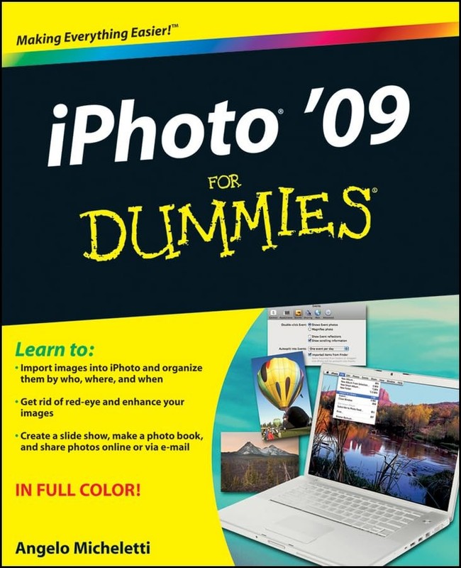 iPhoto ’09 For Dummies – paperback Micheletti, Angelo