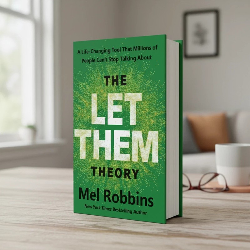The Let Them Theory By Mel Robbins, Free Shipping Paperback Book USA gallery