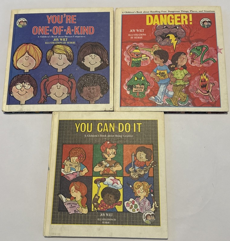 VTG Joy Wilt Book X 3 One-Of-A-Kind Danger! You Can Do It