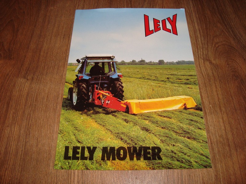 Vintage Lely Mower Brochure 165 205 240