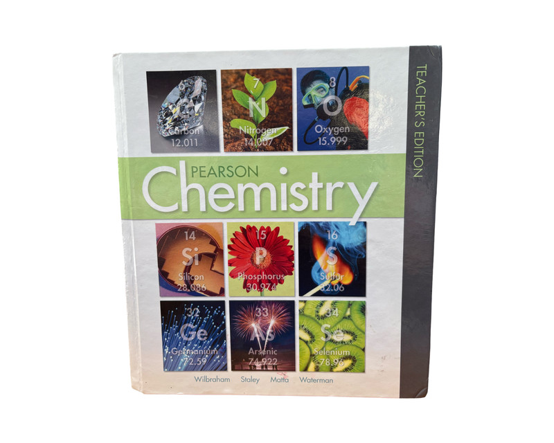 Pearson Chemistry Teacher’s Ed Wilbraham Staley Matta Waterman HC Green USA