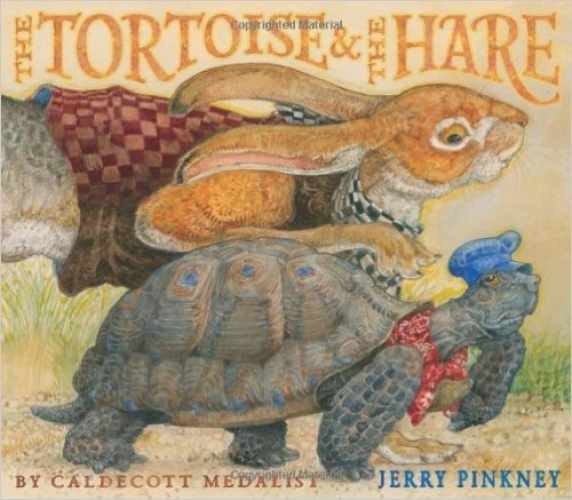 The Tortoise and the Hare – Paperback, by Jerry Pinkney – Very Good