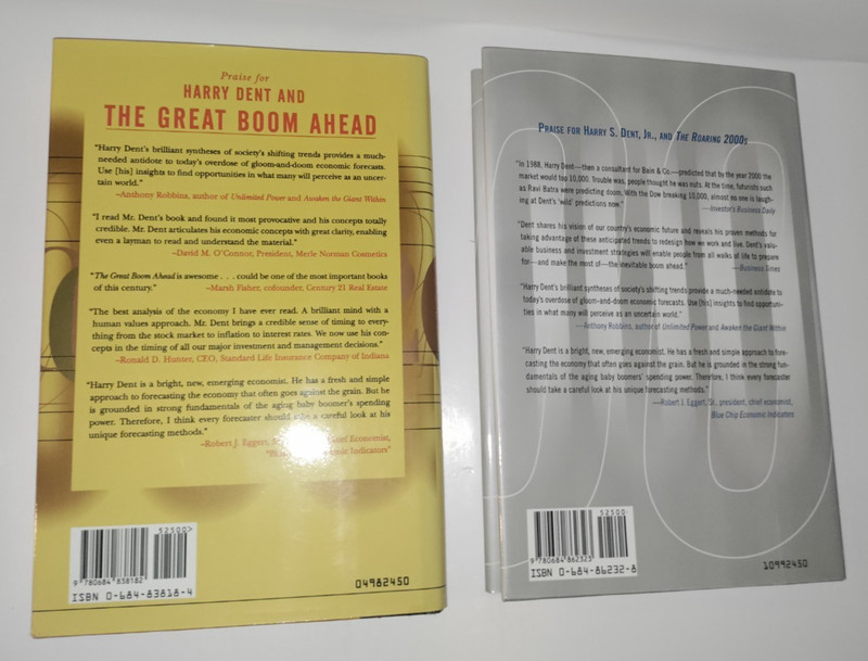 Roaring 2000's & Roaring 2000's Investor by Harry S. Dent Jr. 2 Hardcover Books gallery