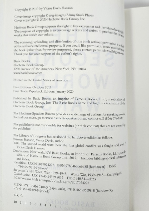 Second World Wars by Victor Hanson (2020 TP) How 1st Global Confilt Fought/Won gallery