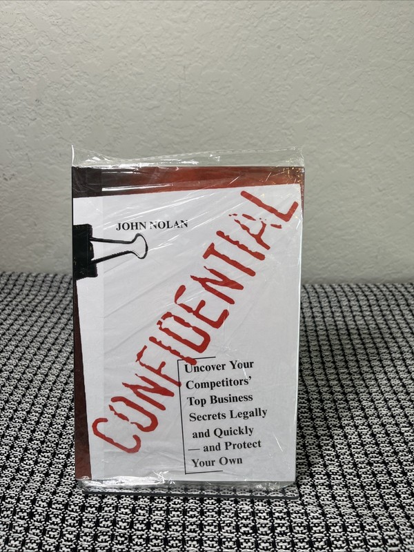 John Nolan CONFIDENTIAL: BUSINESS SECRETS, GETTING THEIRS, Brand New , Reprint gallery