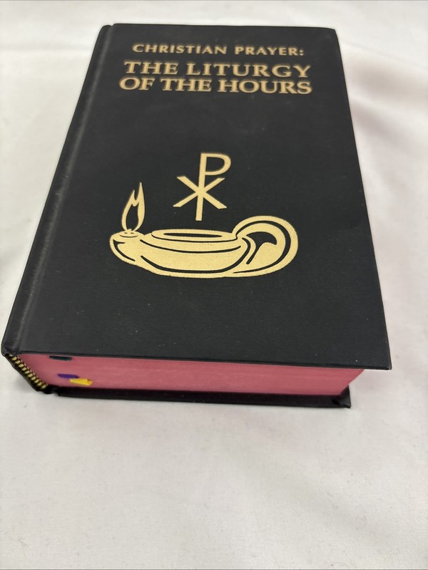Christian Prayer The Liturgy of The Hours by Daughters of St. Paul 1976 Black gallery
