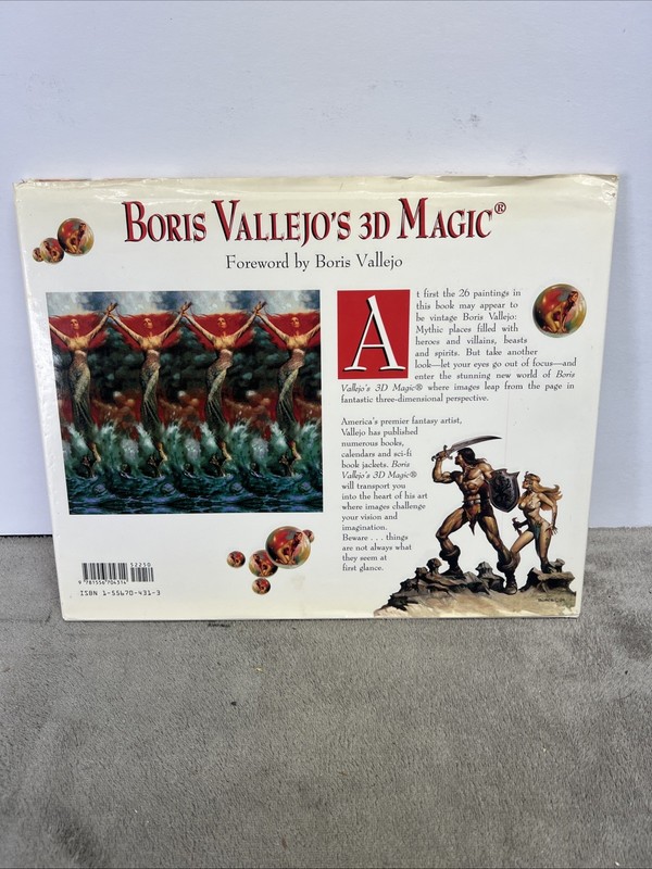 The Fantastic Art of Boris Vallejo / Boris Vallejo's 3D Magic Book 1995 gallery