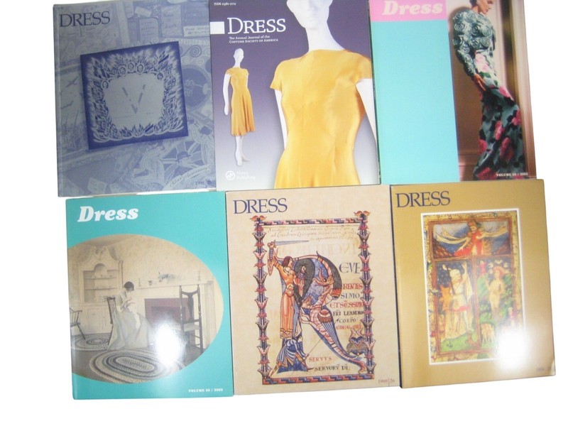 Set Of 9 Dress Journals From The Costume Society Of America 1990s 2000s gallery