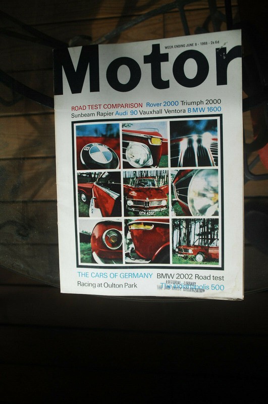 Motor 6/8/1968 BMW 1600 & 2002, Racing Porsches. Free Media Shipping in US!