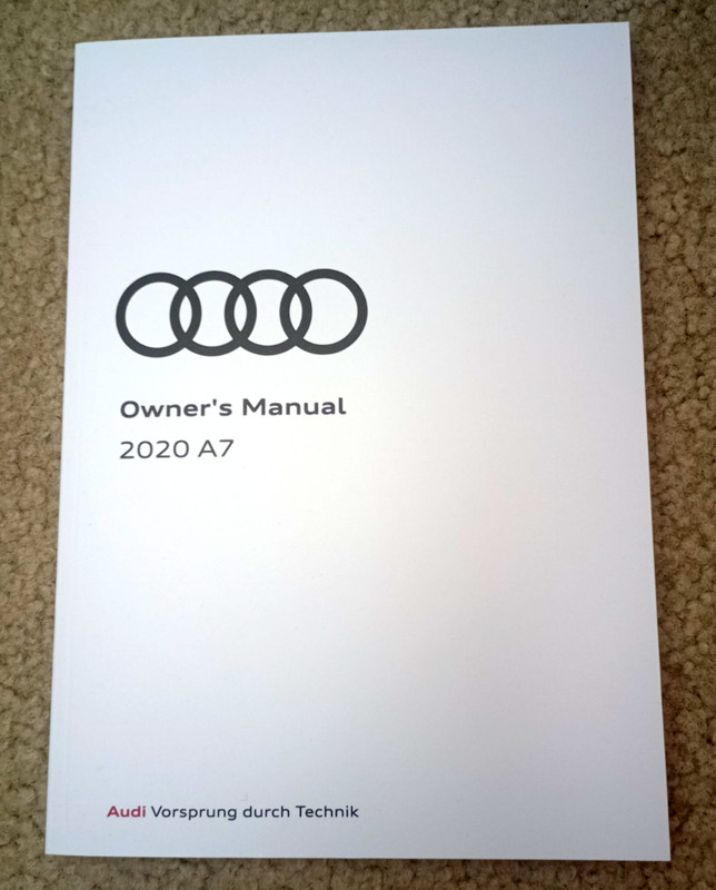 2020 Audi A7 A8 Owner's Manual gallery