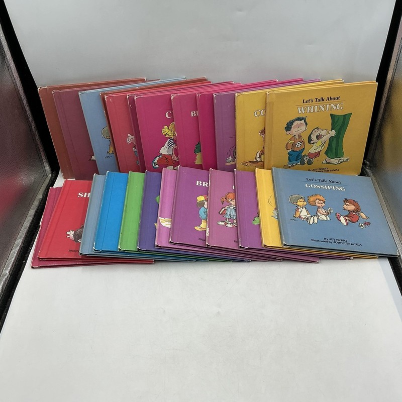 Vintage Let’s Talk About Lot Joy Berry Grolier HC Illustrated Multicolor USA